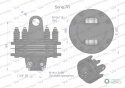 Sprzęgło cierne 4 tarczowe wału Seria7R 1700Nm - 30x106 - 1 3/4 Z6 WARYŃSKI