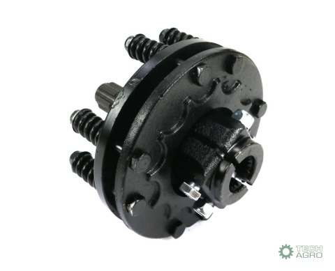 Sprzęgło zewnętrzne cierne wału 1200Nm - otwór 1 3/8 Z21 wałek 1 3/8 Z6 Waryński Sprzęgło zewnętrzne cierne wału 1200Nm - otwór 1 3/8 Z21 wałek 1 3/8 Z6 Waryński