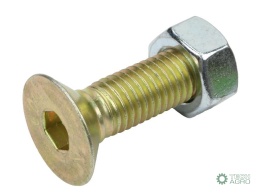 Śruba kpl., M12x40 - imbus klasa 10,9DIN7991, , Waryński