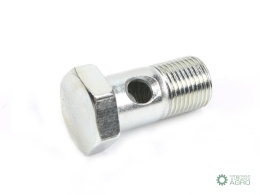Śruba oczkowa przelewowa calowa G1/2-14. L-42mm. Waryński ( sprzedawane po 10 )
