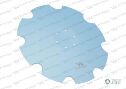 Talerz, uzębiony Z-8 fi 465 mocowanie6/100 grubość 5 mm stal borowa, Lemken Helidor 3490471, Waryński