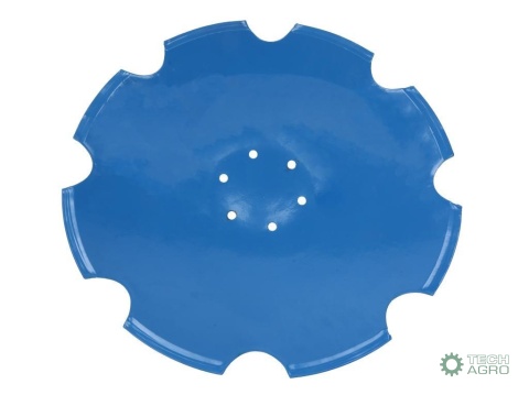 Talerz, uzębiony Z-8 fi 465 mocowanie6/100 grubość 5 mm stal borowa, Lemken Helidor 3490471, Waryński Talerz, uzębiony Z-8 fi 465 mocowanie6/100 grubość 5 mm stal borowa, Lemken Helidor 3490471, Waryński