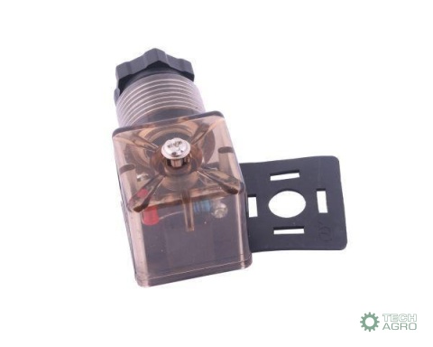 Wtyczka elektryczna W-WTYKVDC 12V 24V (SP666) do zasilania cewek elektromagnetycznych z diodą i uszczelką Waryński Wtyczka elektryczna W-WTYKVDC 12V 24V (SP666) do zasilania cewek elektromagnetycznych z diodą i uszczelką Waryński