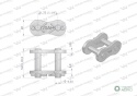 Zamek łańcucha przemysłowy Z20AH-1 ANSI A 100H (R1 1.1/4) Waryński ( sprzedawane po 5 )
