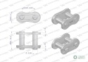 Zamek łańcucha wzmocnionego Z06A-1 ANSI A 35 06C-1 (R1 3/8) Waryński ( sprzedawane po 10 )