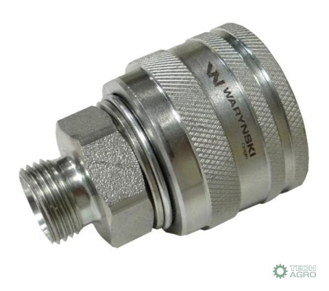 Zawór wtyczka (Bizon) M18x1.5 skręcane (ZSR6160102) Waryński (opakowanie 10szt)