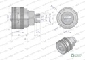 Zawór wtyczka (Bizon) M18x1,5 skręcane (ZSR6160102) Waryński