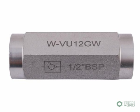 Zawór zwrotny W-VU12GW 1/2"BSP Waryński Zawór zwrotny W-VU12GW 1/2"BSP Waryński