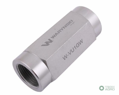 Zawór zwrotny W-VU1GW 1"BSP Waryński Zawór zwrotny W-VU1GW 1"BSP Waryński