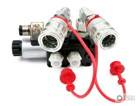 Zestaw: Elektrozawór 1/2" 6/2 + Elementy złączne + Szybkozłącza EURO PUSH-PULL Waryński Zestaw: Elektrozawór 1/2" 6/2 + Elementy złączne + Szybkozłącza EURO PUSH-PULL Waryński