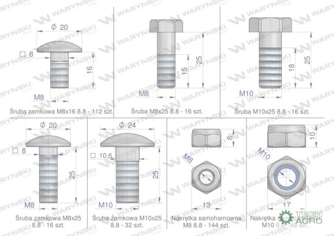 Zestaw PIŁ KEMPER 460 (plus), Waryński Zestaw PIŁ KEMPER 460 (plus), Waryński