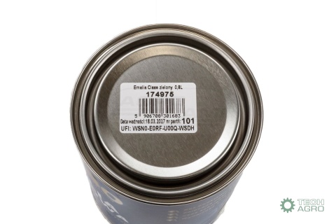 Emalia Claas Zielony HOXSO dwuskładnikowa bez podkładu. 9988160