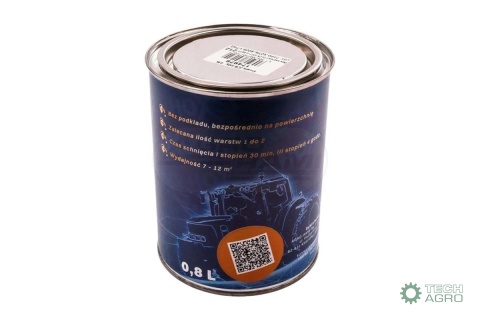 Emalia JCB Żółty HOXSO dwuskładnikowa bez podkładu. 9988166