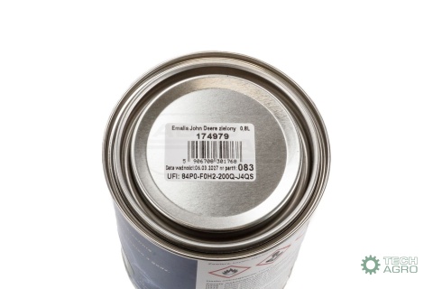 Emalia John Deere Zielony HOXSO od 1982dwuskładnikowa bez podkładu. 9988168
