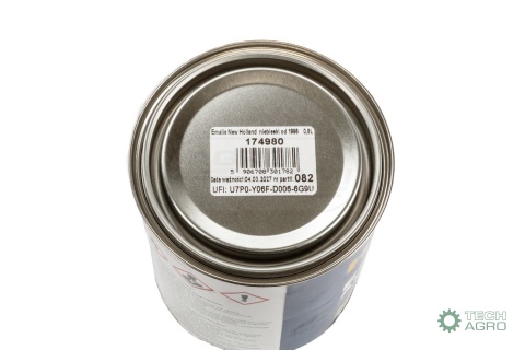 Emalia New Holland Niebieski HOXSO od 1986 dwuskładnikowa bez podkładu. 9988170