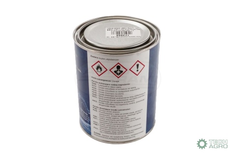 Farba Czerwona uniwersalna HOXSO RAL 3519 dwuskładnikowa bez podkładu. 9988155