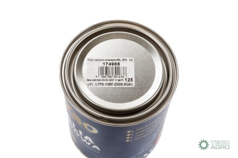 Farba Czerwona uniwersalna HOXSO RAL 3519 dwuskładnikowa bez podkładu. 9988155