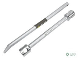 Klucz do kół , 395 mm długości rozmiar 30x32 mm z łyżką, do prac montażowych i demontażowych w mechanice , Waryński