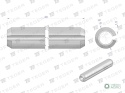 Kołek sprężysty 8x40 TEGER, (sprzedawane po 10)