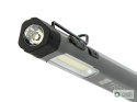 Latarka LED COB pen aluminiowa 400lm akumulator 750mAh ładowana USB Teger