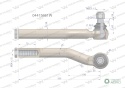Przegub kierowniczy M24x1.5 04415661 WARYŃSKI