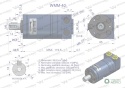 Silnik hydrauliczny orbitalny WMM 40cm3/obr (90 bar / max.140 bar) Waryński