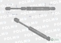 Siłownik szyby przedniej, szyby drzwi Lmax. 240mm 1284622C1P CASE IH POLMO