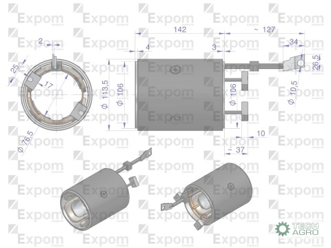 Stojan komplety rozrusznika nowy typ 46657000EX EXPOM KWIDZYN eu