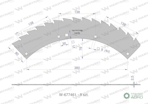 Zestaw PIŁ KEMPER 330, M3004, Waryński Zestaw PIŁ KEMPER 330, M3004, Waryński