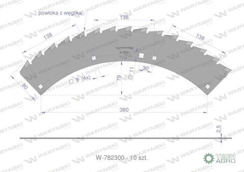 Zestaw PIŁ KEMPER 375 CA790405, Waryński Zestaw PIŁ KEMPER 375 CA790405, Waryński