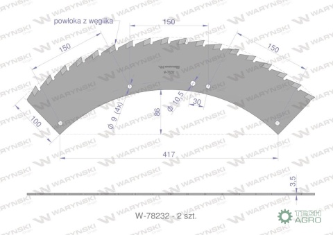 Zestaw PIŁ KEMPER 4500, 445, Waryński Zestaw PIŁ KEMPER 4500, 445, Waryński