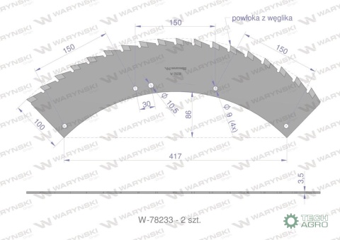 Zestaw PIŁ KEMPER 4500, 445, Waryński Zestaw PIŁ KEMPER 4500, 445, Waryński