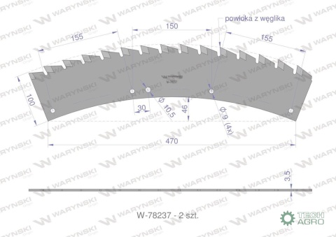 Zestaw PIŁ KEMPER 4500, 445, Waryński Zestaw PIŁ KEMPER 4500, 445, Waryński