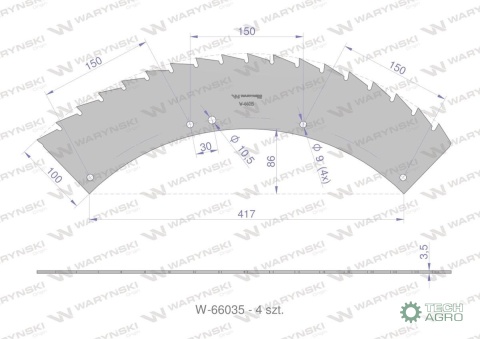 Zestaw PIŁ KEMPER M4500, 445, Waryński Zestaw PIŁ KEMPER M4500, 445, Waryński