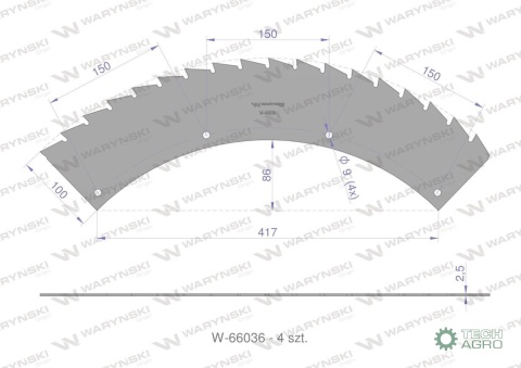 Zestaw PIŁ KEMPER M4500, 445, Waryński Zestaw PIŁ KEMPER M4500, 445, Waryński