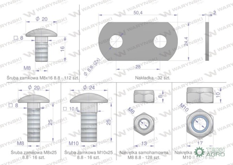 Zestaw PIŁ KEMPER M6008, 360 (plus)CA785534, Waryński Zestaw PIŁ KEMPER M6008, 360 (plus)CA785534, Waryński