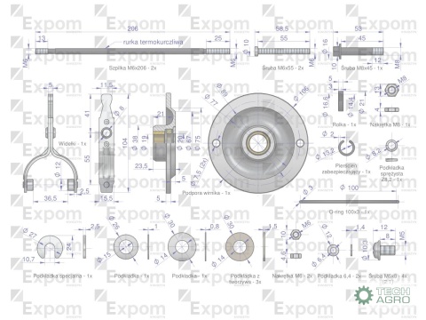 Zestaw montażowy R-10. R-11 EXPOM KWIDZYN eu