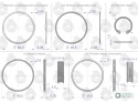 Zestaw naprawczy silnika 31358348, 0437990 MF4 (komplet) ORYGINAŁ URSUS