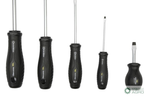 Zestaw wkrętaków ze stali odpornej naskręcanie SVCM 10 szt z hartowanymi grotami Waryński Zestaw wkrętaków ze stali odpornej naskręcanie SVCM 10 szt z hartowanymi grotami Waryński