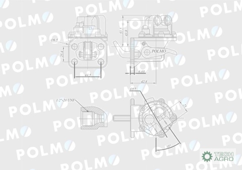 Pompa zasilająca 130300080739 POLMO