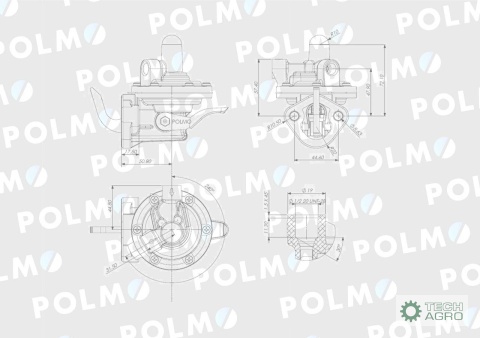 Pompa zasilająca 25066404 POLMO
