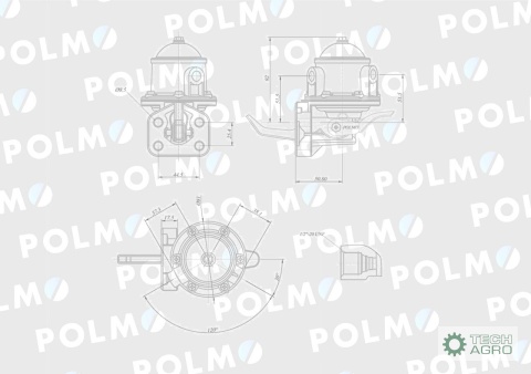 Pompa zasilająca 2641729 POLMO