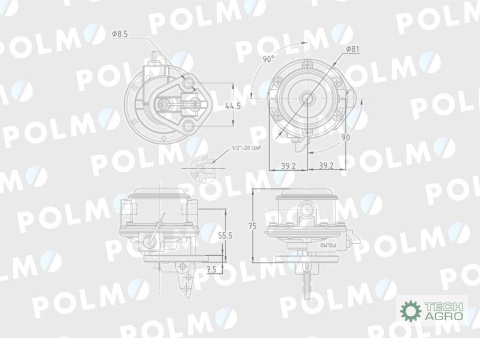 Pompa zasilająca 4222104M91 POLMO