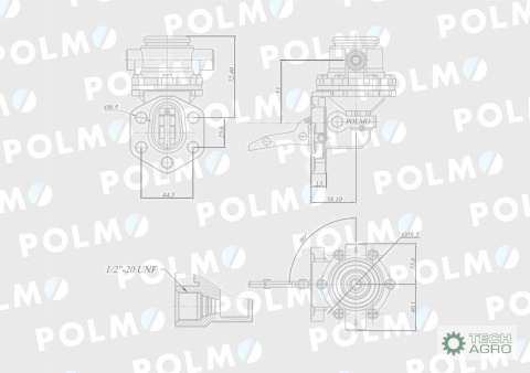 Pompa zasilająca 836659391 POLMO