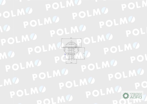 Termostat 2830734 Case POLMO