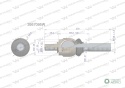 Przegub kierowniczy 230mm- M22x1.5; M28x1.5 3957095 WARYŃSKI