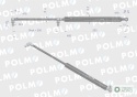 Siłownik szyby przedniej tylnej drzwi Lmax. 485mm 3804759M1P MASSEY FERGUSON POLMO