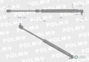 Siłownik szyby przedniej tylnej drzwi Lmax. 486mm 3904695M1P MASSEY FERGUSON POLMO