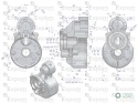Obudowa przekładni rozrusznika typu Magneton 9142722 Blue Line EXPOM KWIDZYN