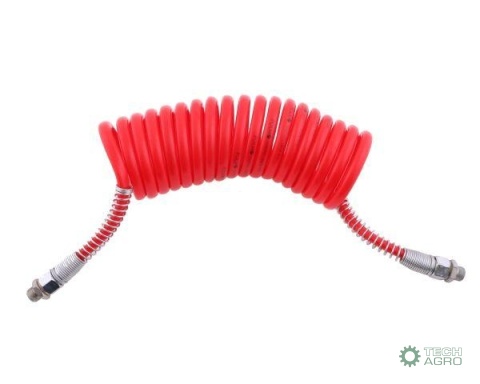 Przewód spiralny M-16x1.5 4.5m czerwonyPOLMO